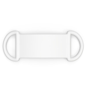 Enganche de silicona L blanco