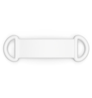 Enganche de silicona S blanco