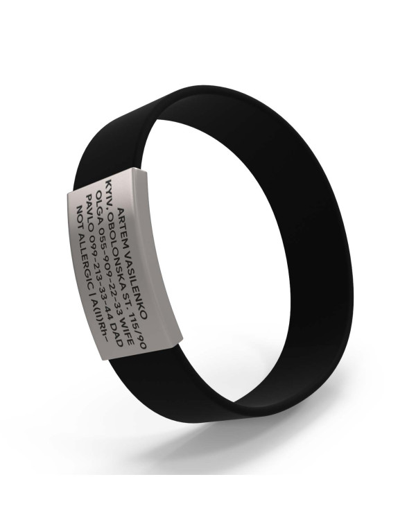 Pulsera de identificación médica