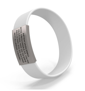 Pulsera de identificación médica