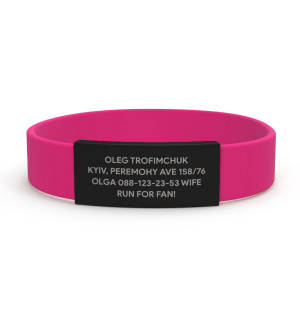 Pulsera de identificación