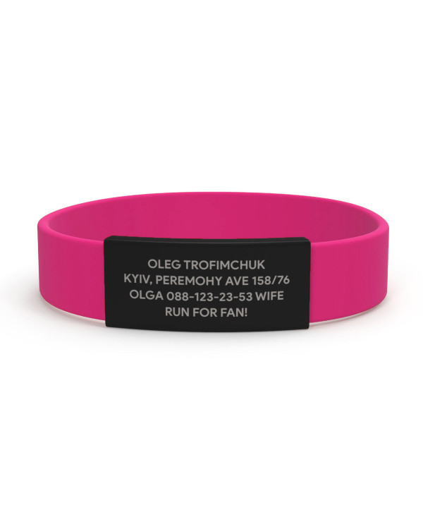 Pulsera de identificación