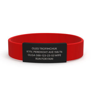 Pulsera de identificación