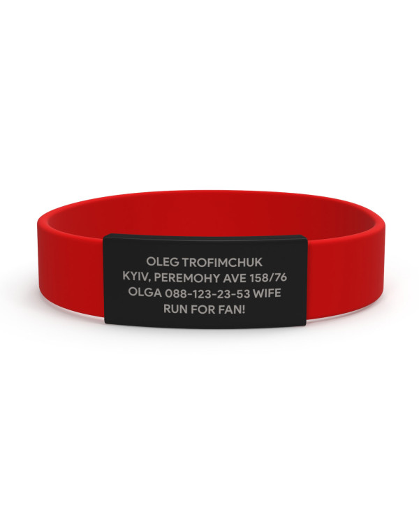 Pulsera de identificación