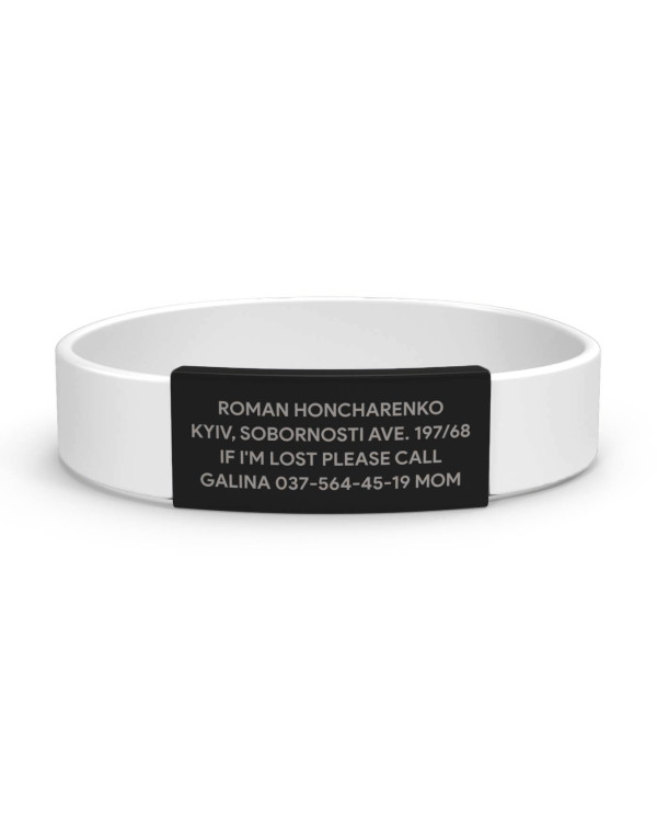 Pulsera de identificación