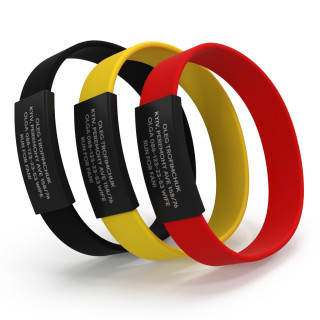 ID Pulsera sport negra 12mm