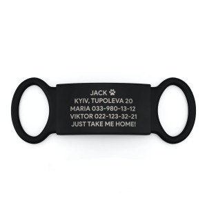 Placa de identificación personalizada para perro
