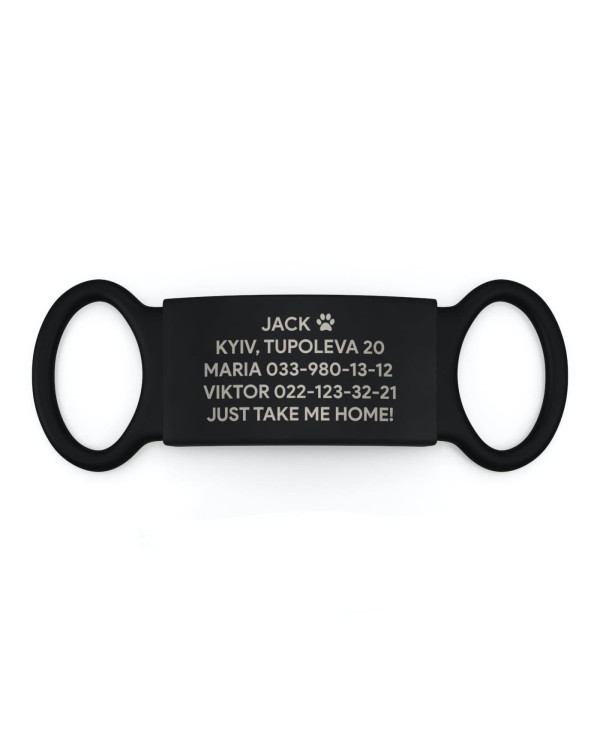 Placa de identificación personalizada para perro