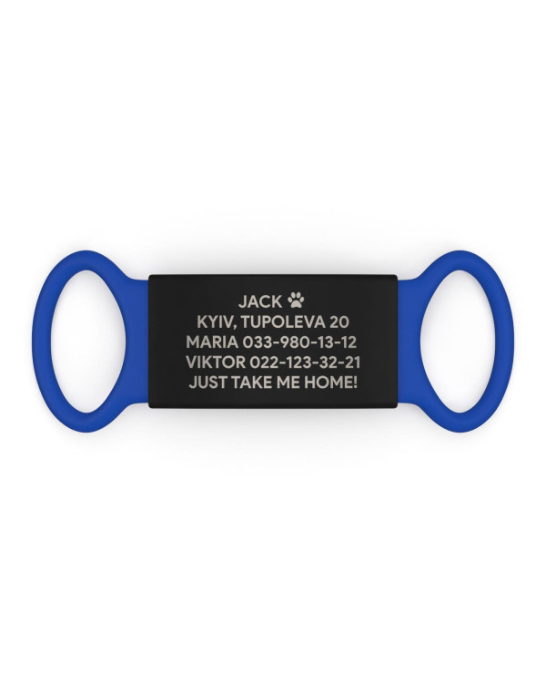 Placa de identificación personalizada para perro