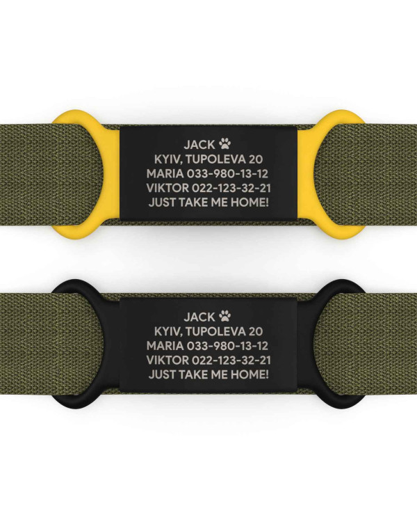 Placa de identificación personalizada para perro
