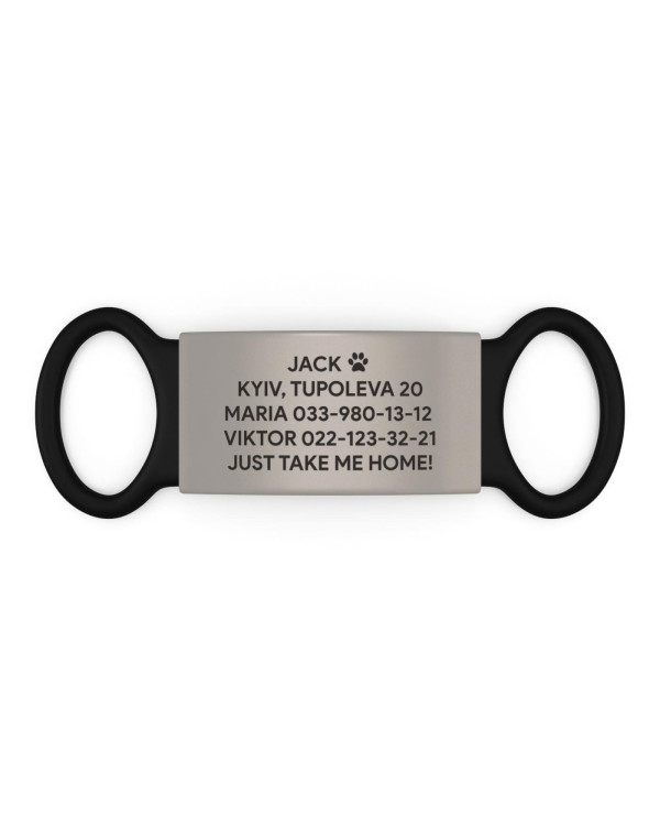 Placa de identificación personalizada para perro