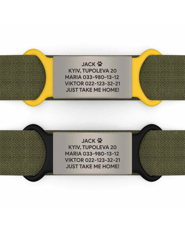 Placa de identificación personalizada para perro