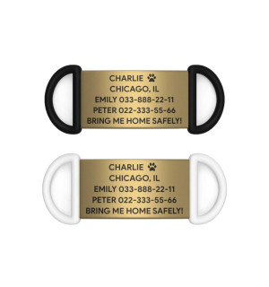 Placa de identificación para perros
