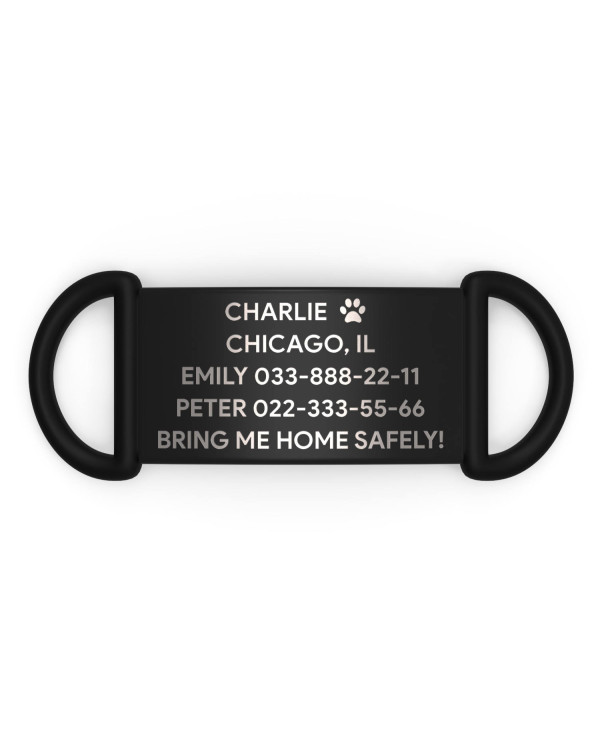 Placa de identificación personalizada para perro