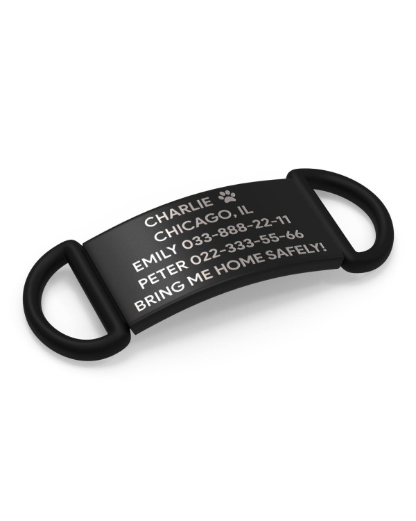 Placa de identificación personalizada para perro