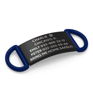 Placa de identificación personalizada para perro