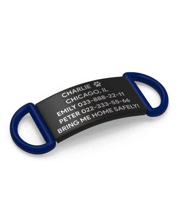 Placa de identificación personalizada para perro