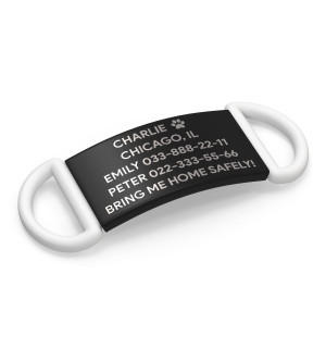 Placa de identificación personalizada para perro