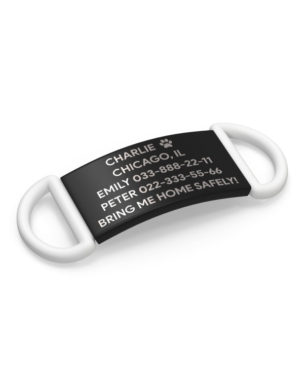 Placa de identificación personalizada para perro