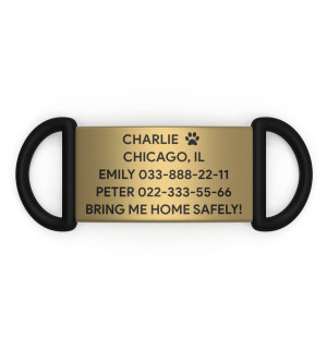Placa de identificación para perros