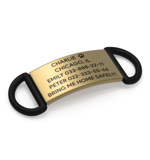 Placa de identificación para perros