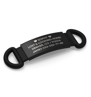 Placa de identificación para mascotas