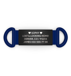 Placa de identificación para mascotas