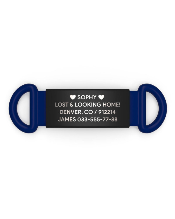 Placa de identificación para mascotas