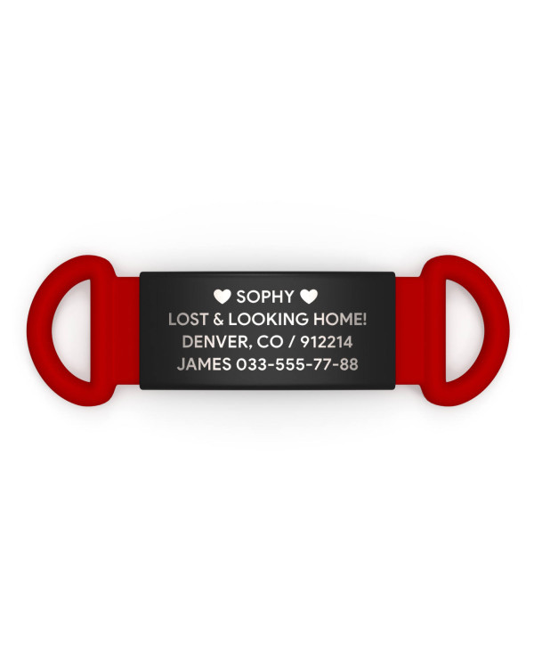 Placa de identificación para mascotas