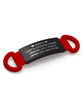 Placa para perro 13mm negra-foto5