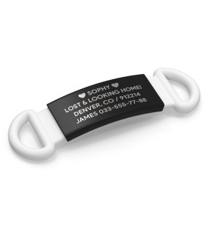 Placa de identificación para mascotas