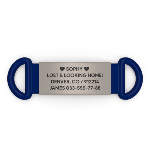 Placa de identificación para mascotas