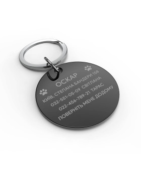 Placa para perro redonda-foto4