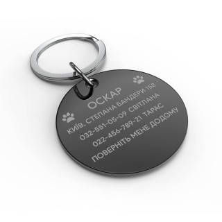 Placa para perro redonda-foto4