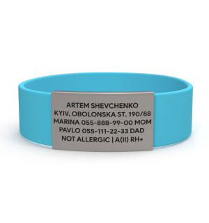 Pulsera de identificación para niños