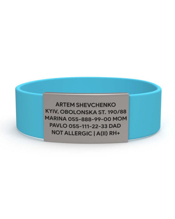 Pulsera de identificación para niños