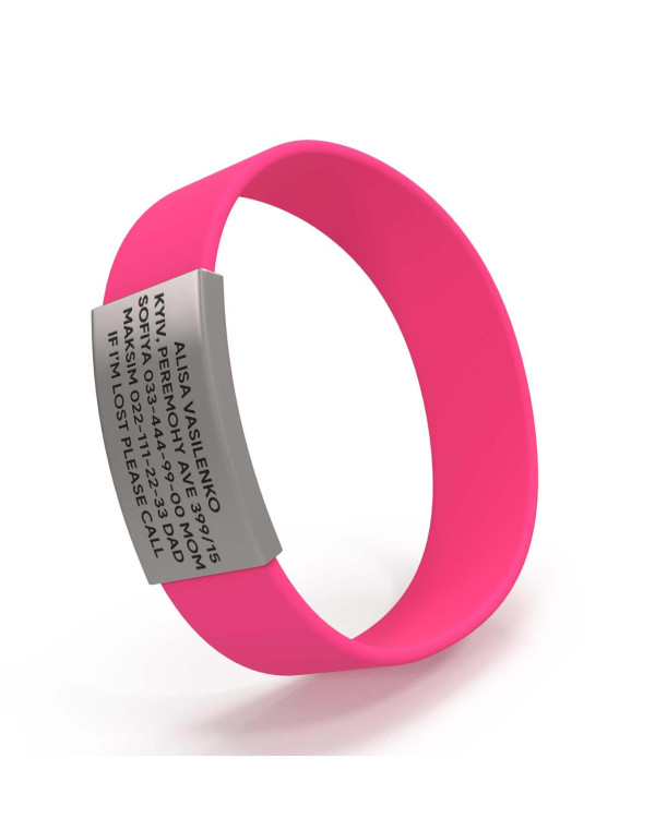 Pulsera de identificación para niños