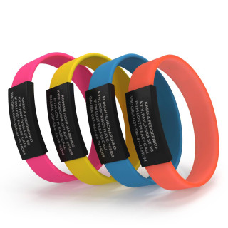 Pulsera ID para niños negra-foto14
