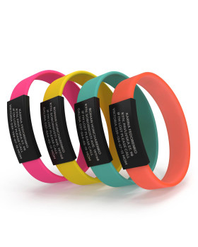 Pulsera ID para niños negra-foto15