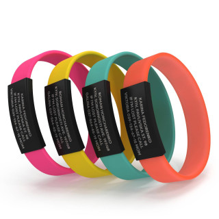 Pulsera ID para niños negra-foto15