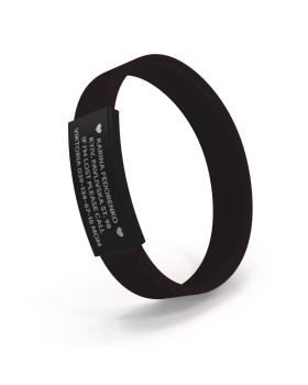 Pulsera ID para niños negra-foto13