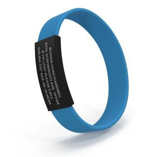 Pulsera ID para niños negra-foto6