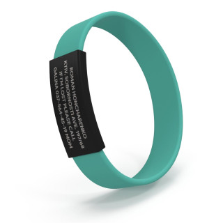 Pulsera ID para niños negra-foto9