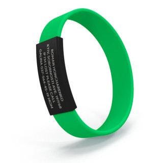 Pulsera ID para niños negra-foto10