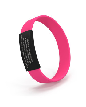 Pulsera ID para niños negra-foto7