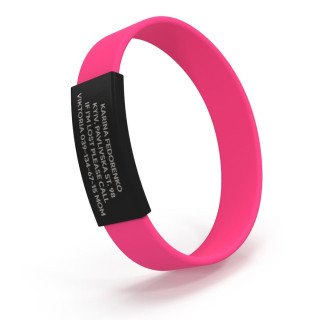 Pulsera ID para niños negra-foto7