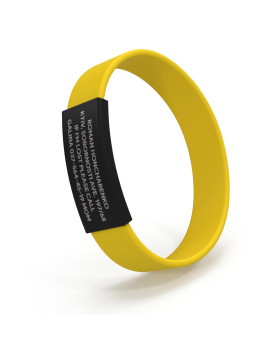 Pulsera ID para niños negra-foto5