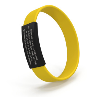 Pulsera ID para niños negra-foto5
