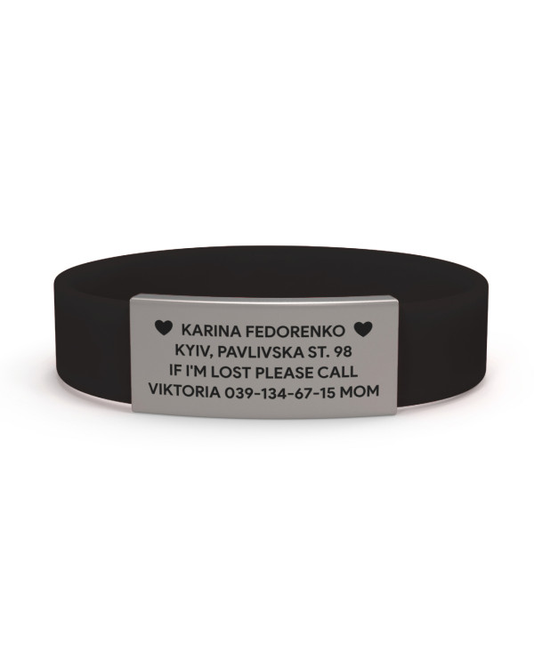 Pulsera de identificación para niños