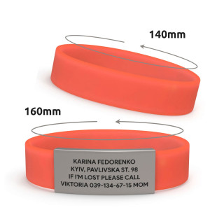 Pulsera de identificación para niños